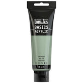 LIQUITEX BASICS ACRYLIC COLOUR - TUBE OF 118 ML - GREEN GREY (205)