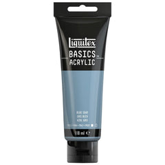 LIQUITEX BASICS ACRYLIC COLOUR - TUBE OF 118 ML - BLUE GREY (142)