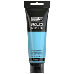 LIQUITEX BASICS ACRYLIC COLOUR - TUBE OF 118 ML - LIGHT BLUE PERMANENT (770)