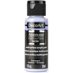 DECOART AMERICANA MULTI SURFACE SATIN ACRYLIC PAINT - 59 ML (2 OZ) - HYDRANGEA (584)