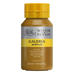 WINSOR & NEWTON GALERIA ACRYLIC COLOUR - JAR OF 500 ML - RAW SIENNA (552)
