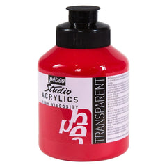 PEBEO HIGH VISCOSITY STUDIO ACRYLICS - PRIMARY MAGENTA (50) - JAR OF 500 ML