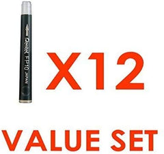 Pentel Arts Pocket Brush Refills, Black Ink / Value Set of 12 (With Our Shop Original Product Description)