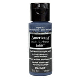 DECOART AMERICANA MULTI SURFACE SATIN ACRYLIC PAINT - 59 ML (2 OZ) - NIGHT SKY (529)