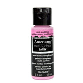 DECOART AMERICANA MULTI SURFACE SATIN ACRYLIC PAINT - 59 ML (2 OZ) - PINK CADILLAC (503)
