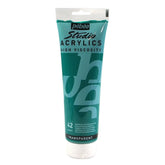 PEBEO HIGH VISCOSITY STUDIO ACRYLICS - PHTHALOCYANINE GREEN (42) - TUBE OF 250 ML