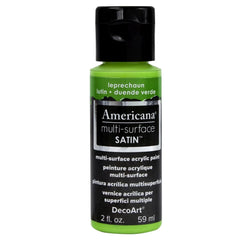 DECOART AMERICANA MULTI SURFACE SATIN ACRYLIC PAINT - 59 ML (2 OZ) - LEPRECHAUN (519)