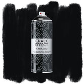 COSMOS CHALK EFFECT ACRYLIC PAINT - ULTRA MATTE RETRO FINISH - 400 ML CAN - CHARCOAL (N01)