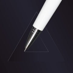 Parker Ambient White Chrome Trim Ball Pen