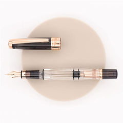 TWSBI Diamond 580 Fountain Pen Smoke ROSE GOLD II With ARISTA A6 DIARY (FINE)