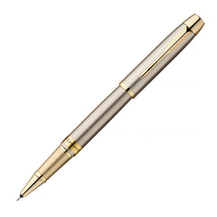 Parker Odyssey Brushed Metal GT Roller Ball Pen, Gold Metal