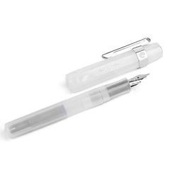 Kaweco FROSTED SPORT Fountain Pen Natural Coconut, Fine Nib
