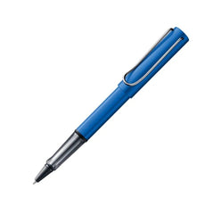 Lamy Al-Star 328 Medium Tip Roller Ball Pen | Aluminium, Ocean Blue Anodized | Steel Nib, Polished | Ink Cartridge T10 | Smooth Refillable Pen With Converter Filling System Z 28 | Black Ink, Pack Of 1
