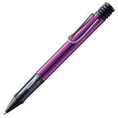 Lamy Al-Star 2D3 Medium Tip Ball Pen | Aluminium, Lilac Anodized | Steel Nib, Polished | With Ink Cartridge T 10 Blue | Smooth Refillable Pen With Converter Filling System Z 28 | Black Ink, Pack Of 1