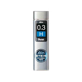 Pentel Mechanical Pencil Lead, Ain Stein, 0.3mm, H (C273-H)