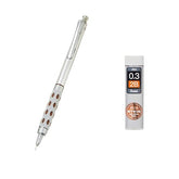 Pentel GraphGear 1000 0.3 Mm Mechanical Drafting Pencil | Pentel Ain Stein 0.3mm Mechanical Pencil Lead 15 Pcs Grade 2B | Combo