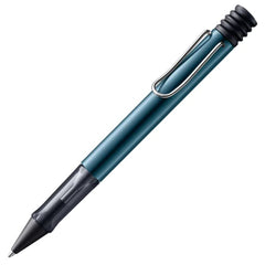 Lamy Al-Star 2D4 Medium Tip Ball Pen | Aluminium, Petrol Anodized | Steel Nib, Polished | With Ink Cartridge T 10 Blue | Smooth Refillable Pen With Converter Filling System Z 28 | Black Ink, Pack Of 1