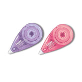Pentel Correction Tape | Non-Toxic & Strong Adhesive Tape | 6M Long Lasting Writable Tape | 5mm x 6m | Blue | Pack of 2 (ZTP405)
