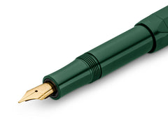 KAWECO CLASSIC SPORT GREEN FOUNTAIN PEN, FINE NIB