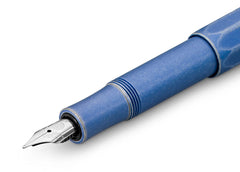 Kaweco AL Sport Stonewashed Fountain Pen-Blue (Fine Nib)