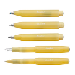 Kaweco Frosted Sport Fountain Pen - Sweet Banana (Broad nib)