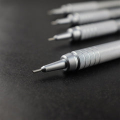 Pentel 0.9 MM HB Mechanical Pencil | Lead Of Grade HB | Mini Interchangeable Eraser With Push Mechanism | Silver Plated Swing Grip | Pack Of 1 | Silver (PG500)