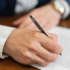 Parker Insignia Laque Black Chrome Trim Ball Pen