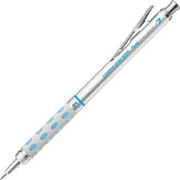 Pentel GraphGear 1000 0.7 MM Mechanical Drafting Pencil | Metal Clip With Retractable Mechanism | Dual Metal & Rubber Grip | Pack Of 1 | Silver & Blue (PG1017)