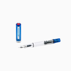 TWSBI Eco Transparent Blue Fountain Pen - Medium Nib