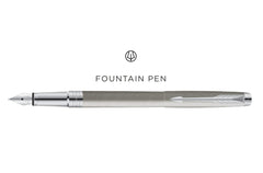 Parker Aster Brushed Metal Ct Fp (Fountain Pen) 28533, Blue