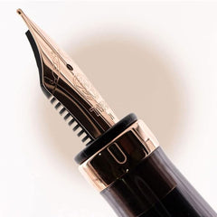 TWSBI Diamond 580 Fountain Pen Smoke ROSE GOLD II With ARISTA A6 DIARY (FINE)