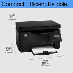 HP LaserJet Pro M126nw All-in-One B&W Printer for Home: Print, Copy, & Scan, Affordable, Compact, Easy Mobile Printing