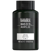 LIQUITEX BASICS ACRYLIC COLOUR - JAR OF 400 ML - IVORY BLACK (244)