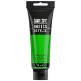LIQUITEX BASICS ACRYLIC COLOUR - TUBE OF 118 ML - FLUORESCENT GREEN (985)