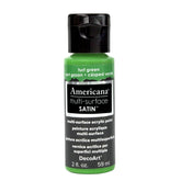 DECOART AMERICANA MULTI SURFACE SATIN ACRYLIC PAINT - 59 ML (2 OZ) - TURF GREEN (520)