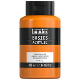 LIQUITEX BASICS ACRYLIC COLOUR - JAR OF 400 ML - CADMIUM ORANGE HUE (720)