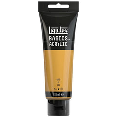 LIQUITEX BASICS ACRYLIC COLOUR - TUBE OF 118 ML - GOLD (51)
