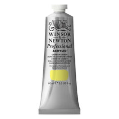 WINSOR & NEWTON PROFESSIONAL ACRYLIC COLOUR - TUBE OF 60 ML - CADMIUM LEMON (086)