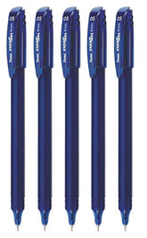 Pentel Energel - Roller Gel Pen Set - Pack of 5 (0.5mm Blue)