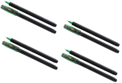 Pentel Energel BL417 Roller Gel Pen | Quick Drying & Smudge-Proof Ink | 0.7mm Smooth Metal Tip | Set Of 5 Pens, Green Ink