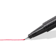 Staedtler 334-3 Triplus Fineliner Tip Pen - Blue- Pack of 10