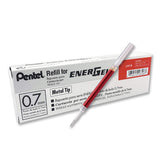 Pentel Energel BL410 Roller Gel Pen & Refills Combo | Quick Drying & Smudge-Proof Ink | 1 mm Smooth Metal Tip | Set Of 2 Pens & 5 LR10 Refills, Black Ink