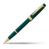 Cross Bailey Light Polished Green Resin and Gold Tone Rollerball Pen AT0745-12