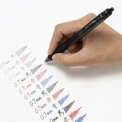 Pentel XBLN125-A10 EnerGel Ink Ballpoint Pen, 0.02 inches (0.5 mm), Black, Pack of 10, 5 Pieces