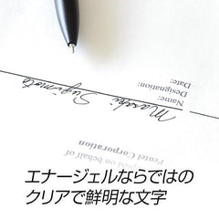 Pentel Gel Ink Ballpoint Pen Ener Gel Philography BLN2005S 05 Turquoise Blue Axis