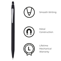 Cross Click Classic Ballpoint Pen in Gift Box (Classic Black)
