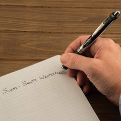 Pentel Energel BL417 Roller Gel Pen & Refills Combo | Quick Drying & Smudge-Proof Ink | 0.7mm Smooth Metal Tip | Set Of 5 Pens & 10 LR7 Refills, Blue Ink