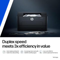 HP 303d Auto Duplex Laser Printer (New Launch), 30 PPM, 256 MB Memory, USB 2.0, Black