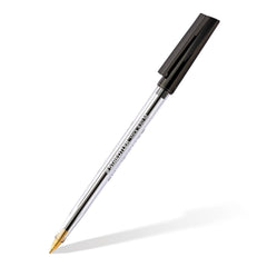 Staedtler Stick 430 M-9 Medium Ballpoint Pen - Pack of 10 (Black)