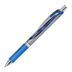 Pentel EnerGel RTX Retractable Liquid Gel Pen, Bold Line, Metal Tip, Blue Ink 3Pk (BL80BP3C)